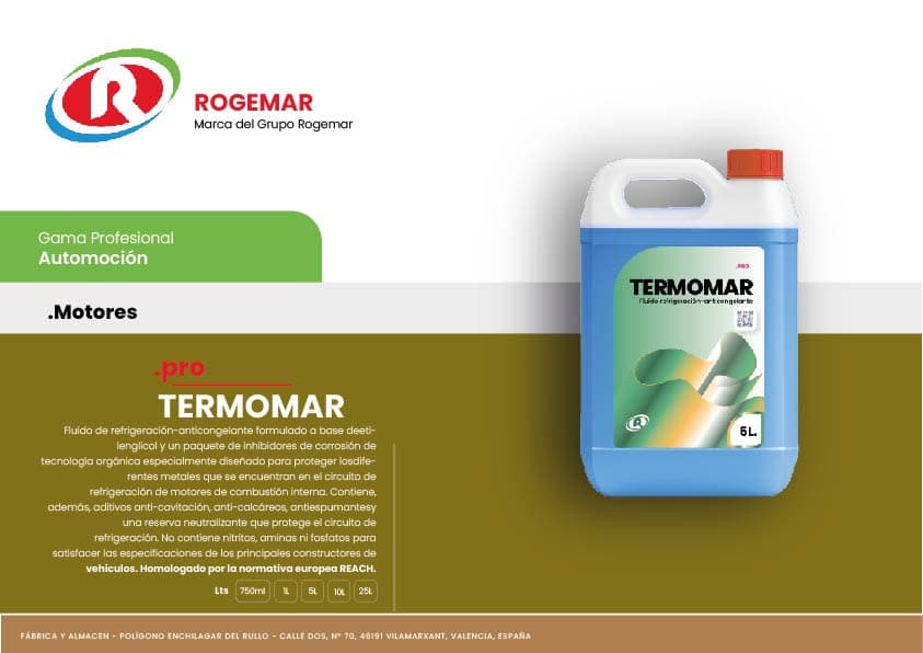 Ficha técnica: TERMOMAR