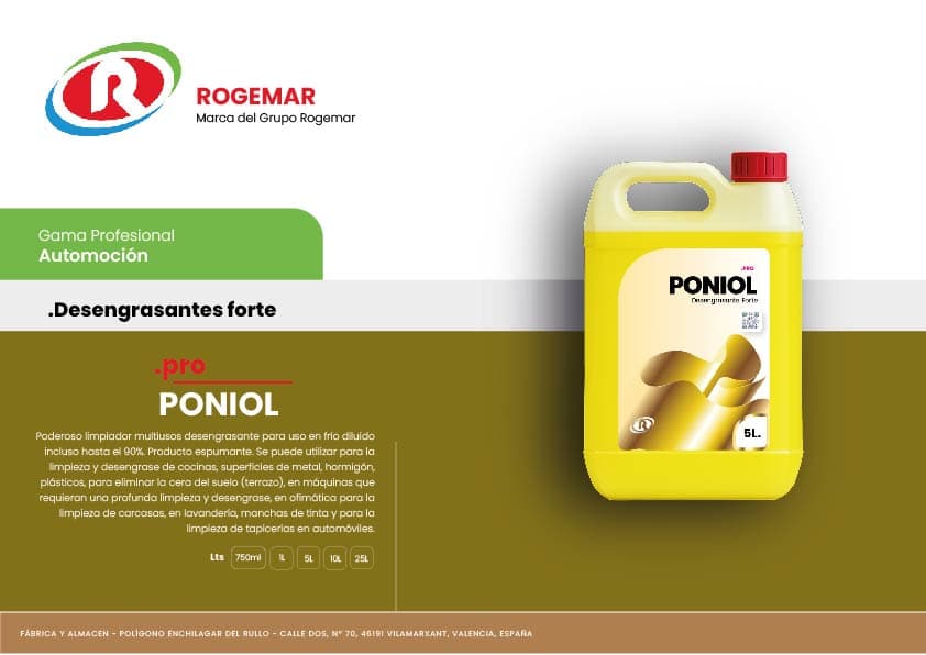 Ficha técnica: PONIOL