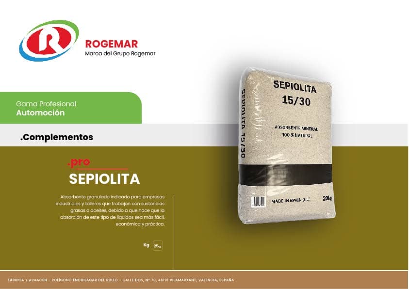 Ficha técnica: SEPIOLITA