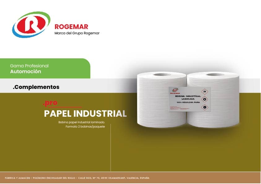 Ficha técnica: PAPEL INDUSTRIAL