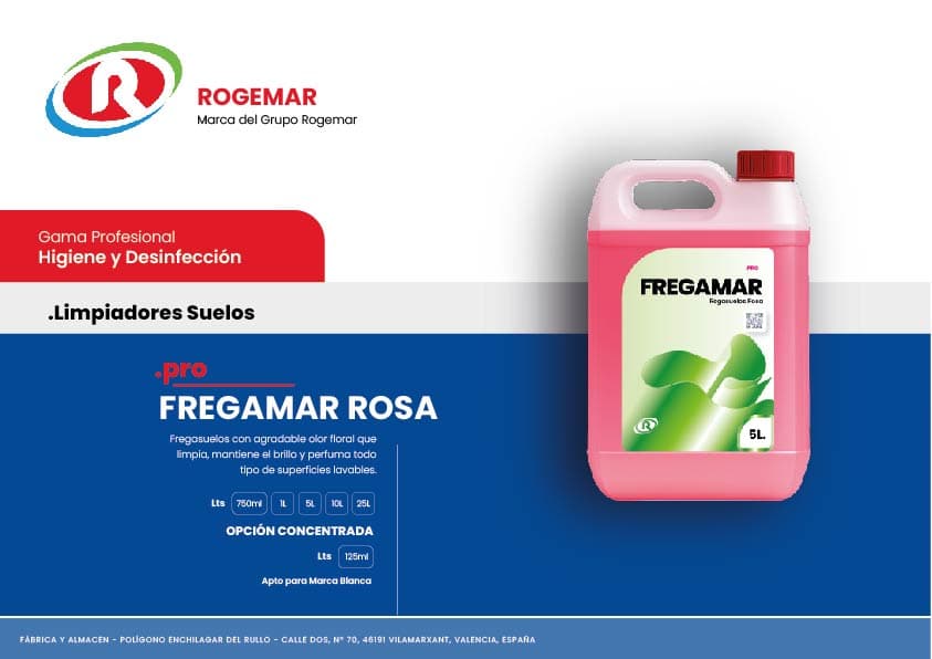 Ficha técnica: FREGAMAR ROSA