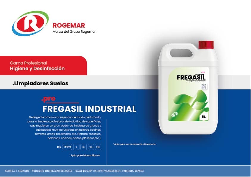 Ficha técnica: FREGASIL INDUSTRIAL