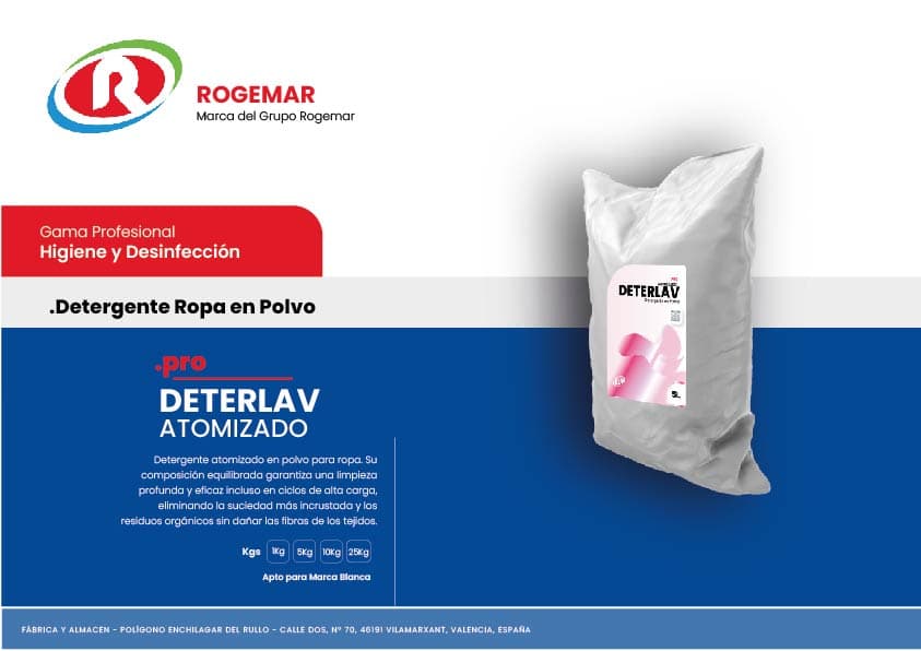 Ficha técnica: DETERLAV ATOMIZADO