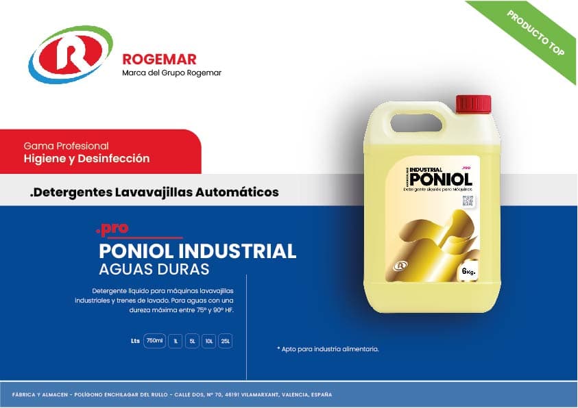 Ficha técnica: PONIOL INDUSTRIAL AGUAS DURAS