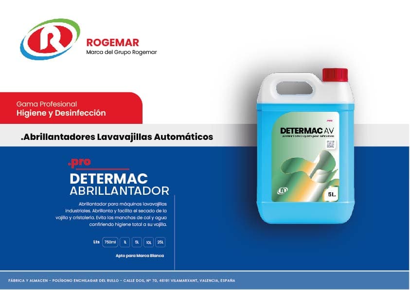 Ficha técnica: DETERMAC ABRILLANTADOR