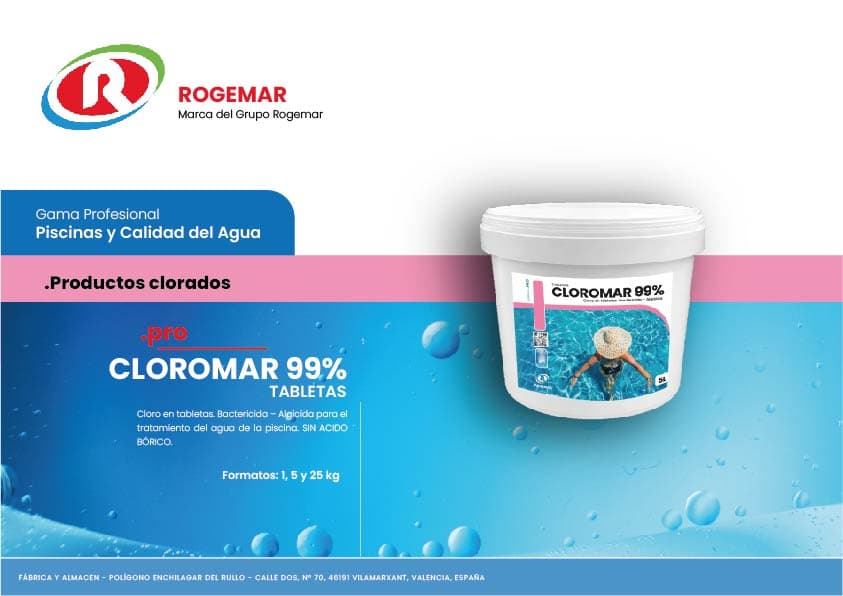 Ficha técnica: CLOROMAR 99% TABLETAS